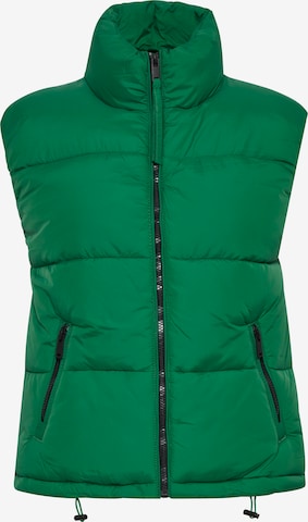 b.young Bodywarmer 'Bomina' in Groen: voorkant