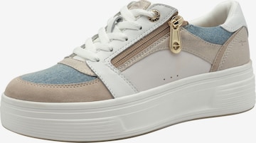 Baskets basses Tamaris en bleu : devant