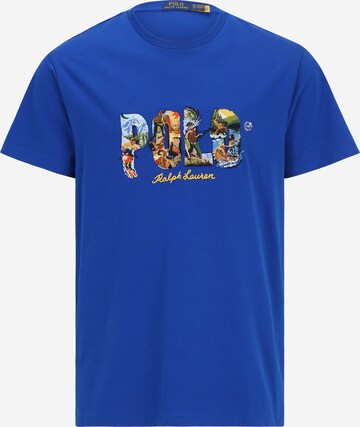 T-Shirt Polo Ralph Lauren Big & Tall en bleu : devant