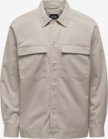 Only & Sons Between-season jacket 'Toby' in Grey: front