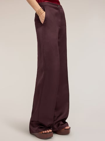 MOTIVI Wide leg Trousers in Brown