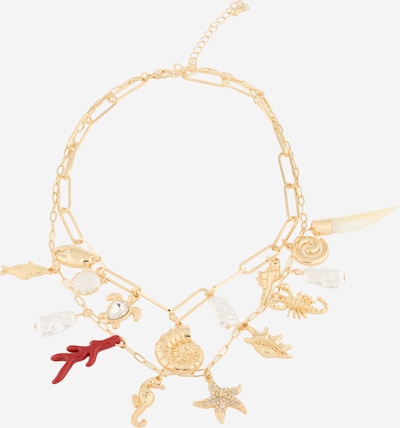 studioselect Ketju värissä kulta / punainen / läpinäkyvä, Tuotenäkymä