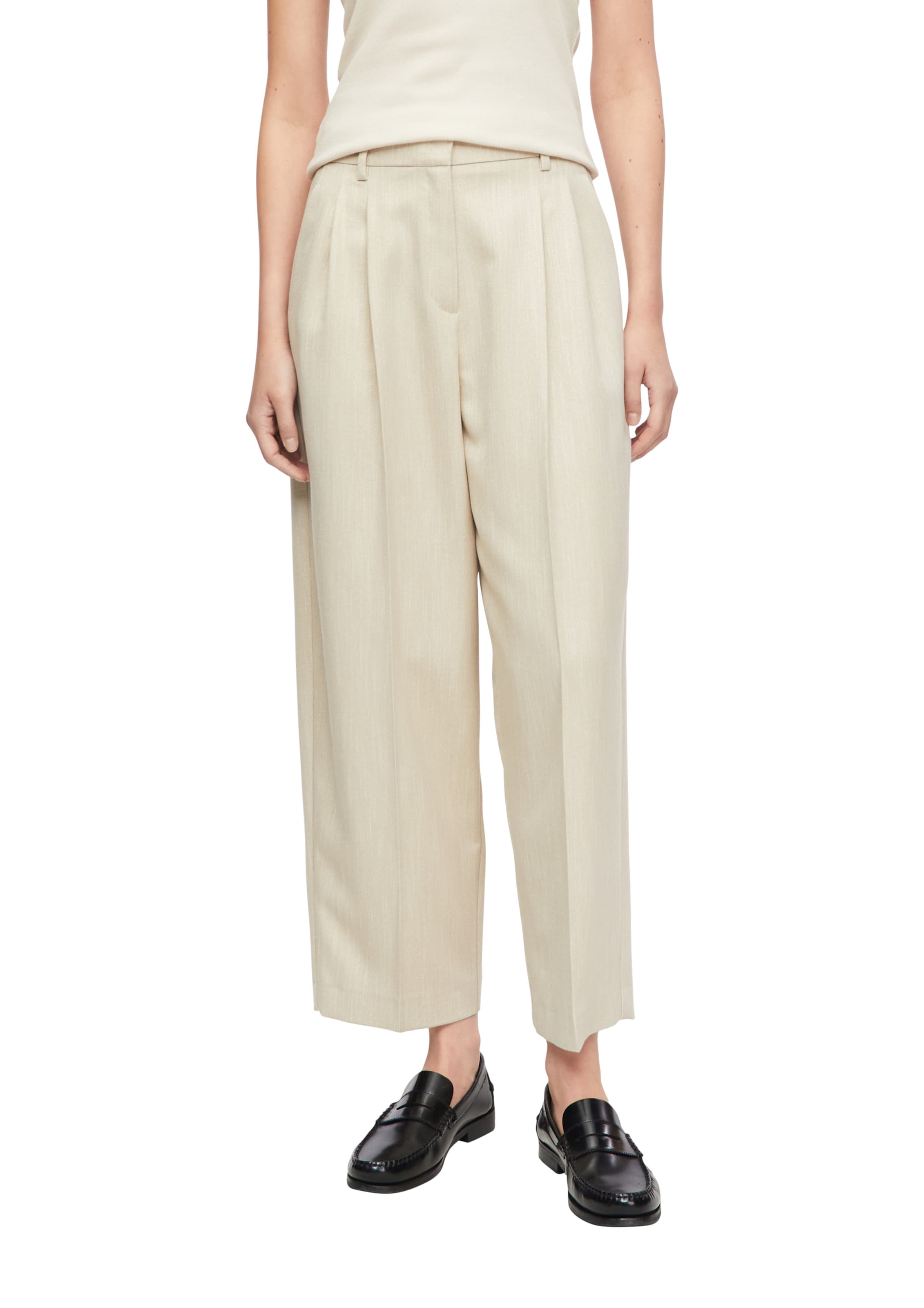 Baggy Pantalon COMMA en beige