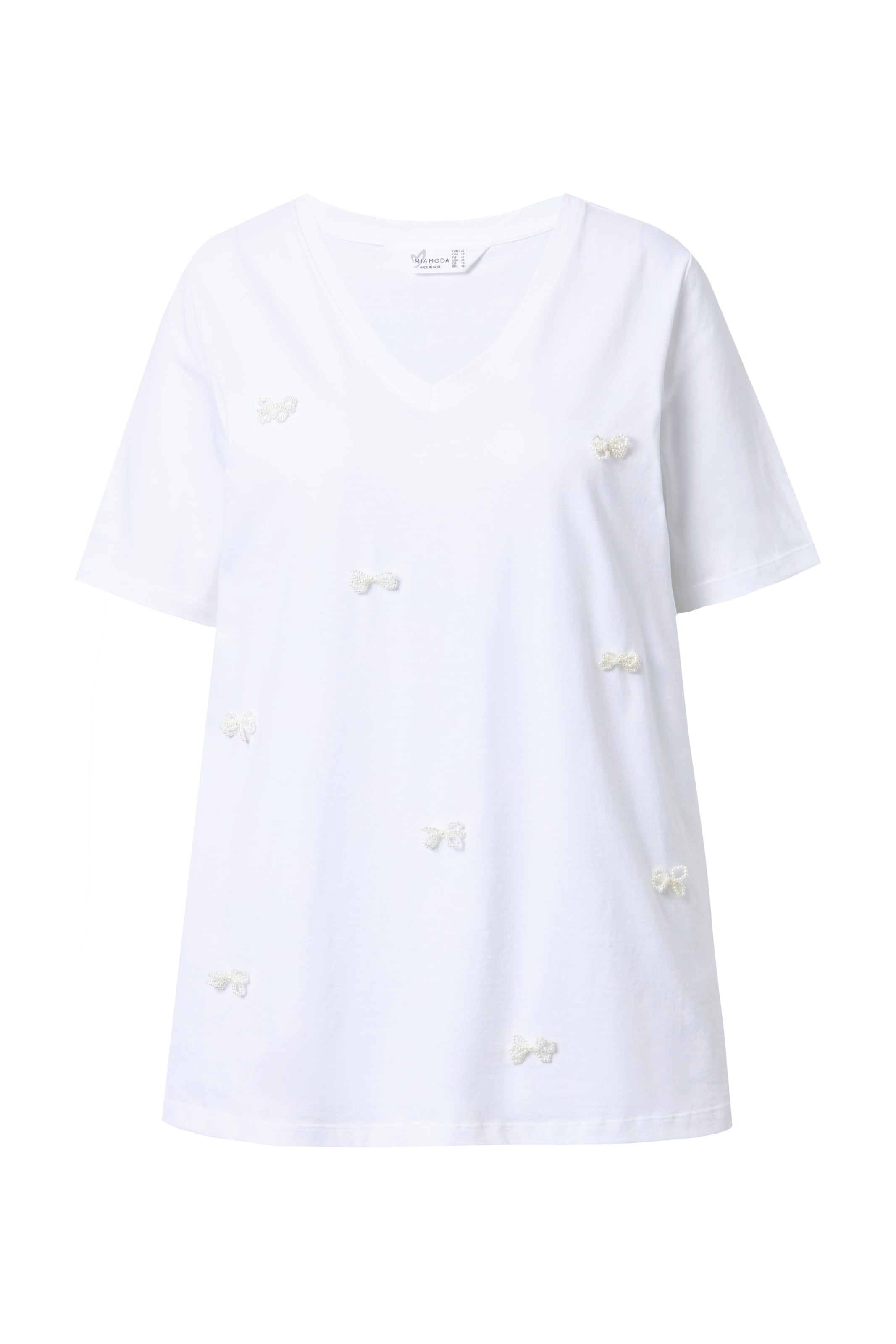 MIAMODA Shirt in White: front