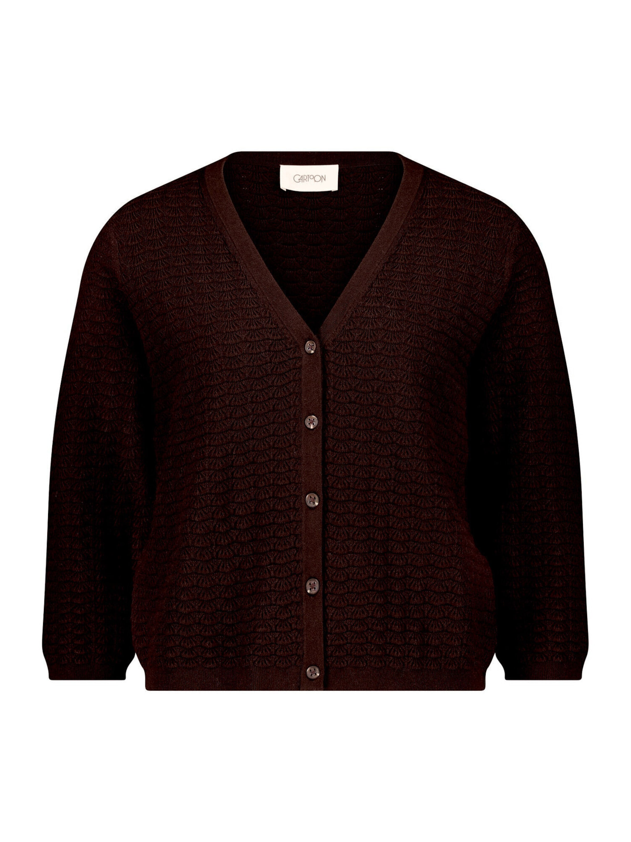Cardigan Cartoon en marron : devant