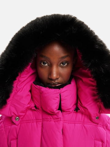 Desigual Winter Coat in Pink