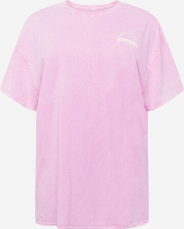 River Island Plus Shirt 'PREMIUM' in Pink: front