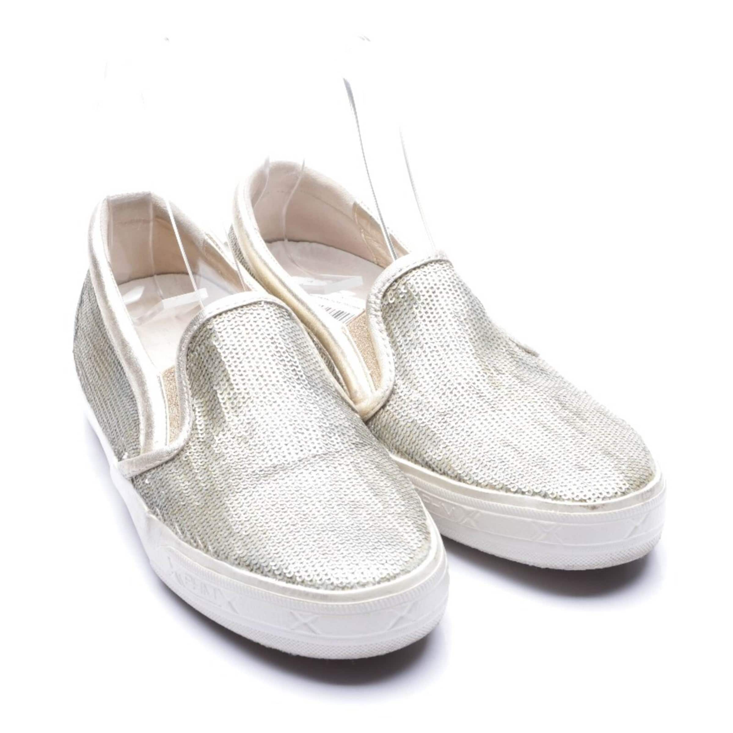 Philippe Model Flats & Loafers in 39 in Silver: front