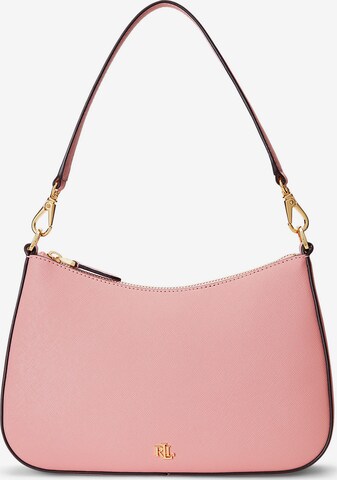 Lauren Ralph Lauren Наплечная сумка 'Danni' в Ярко-розовый: спереди