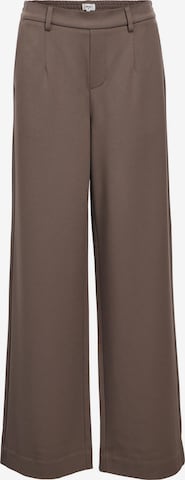 OBJECT Wide Leg Hose 'Lisa' in Braun: predná strana