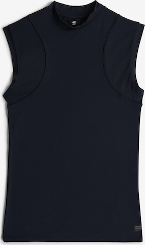G-STAR Top '2nd Skin Mock' in Blue: front