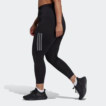 ADIDAS SPORTSWEAR Skinny Workout Pants 'Own The Run ' in Black