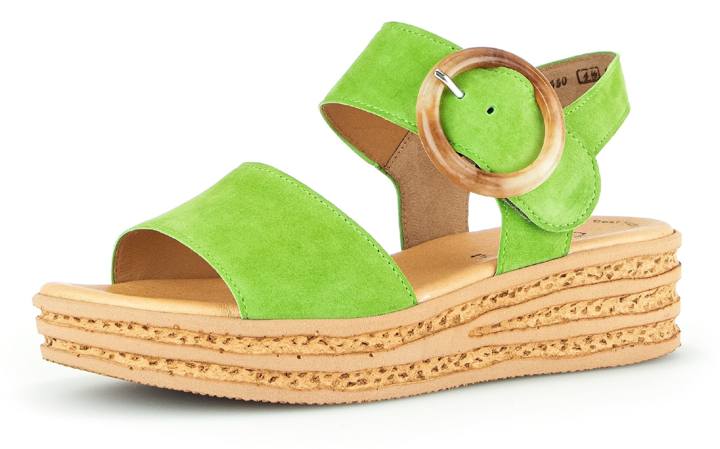 GABOR Sandals in Green: front