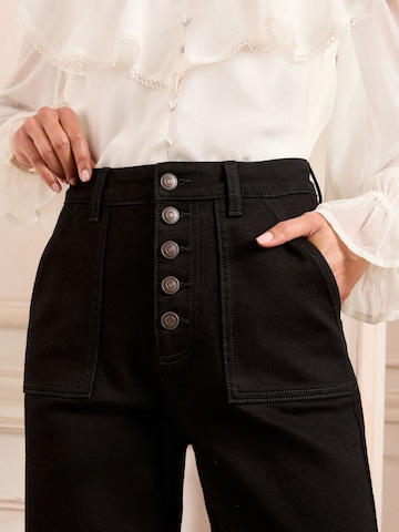 Wide leg Jeans di love & roses in nero