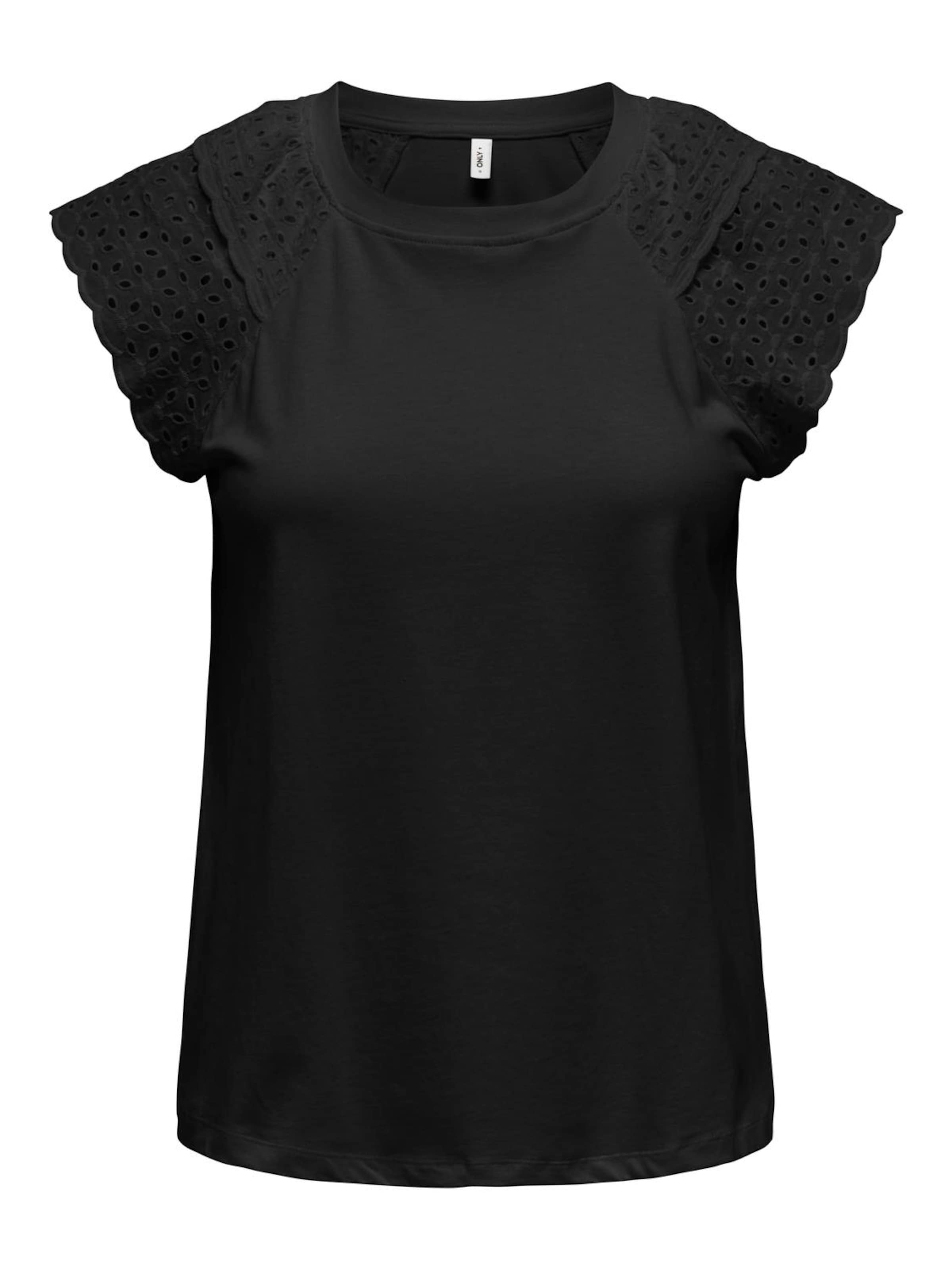 melns ONLY T-Krekls 'XIANA': no priekšpuses