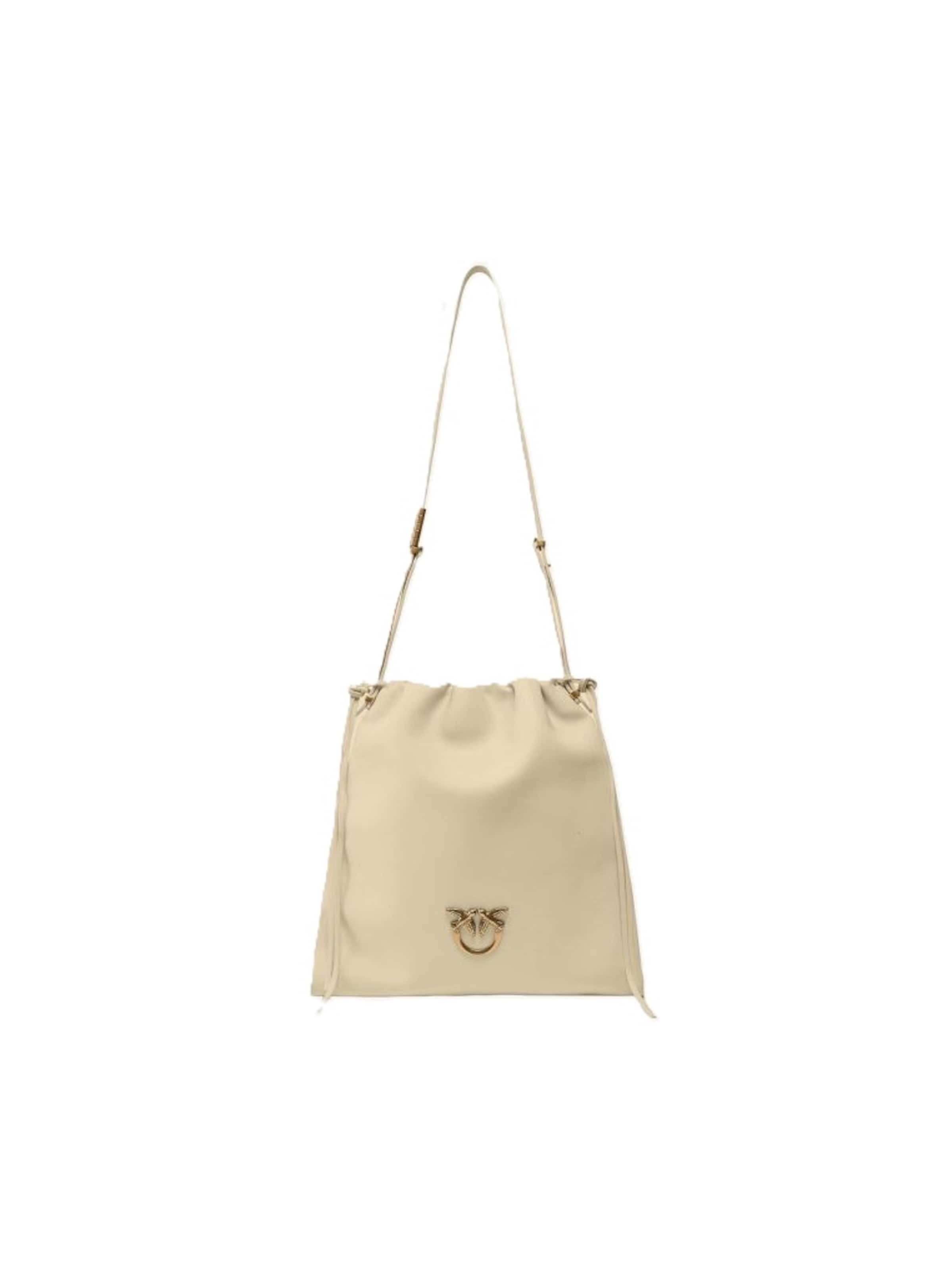 Borsa a spalla '104359 A270' di PINKO in beige: frontale