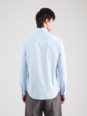 Calvin Klein Slim fit Overhemd in Blauw
