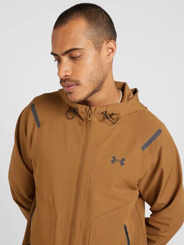 Veste fonctionnelle 'Unstoppable' UNDER ARMOUR en marron