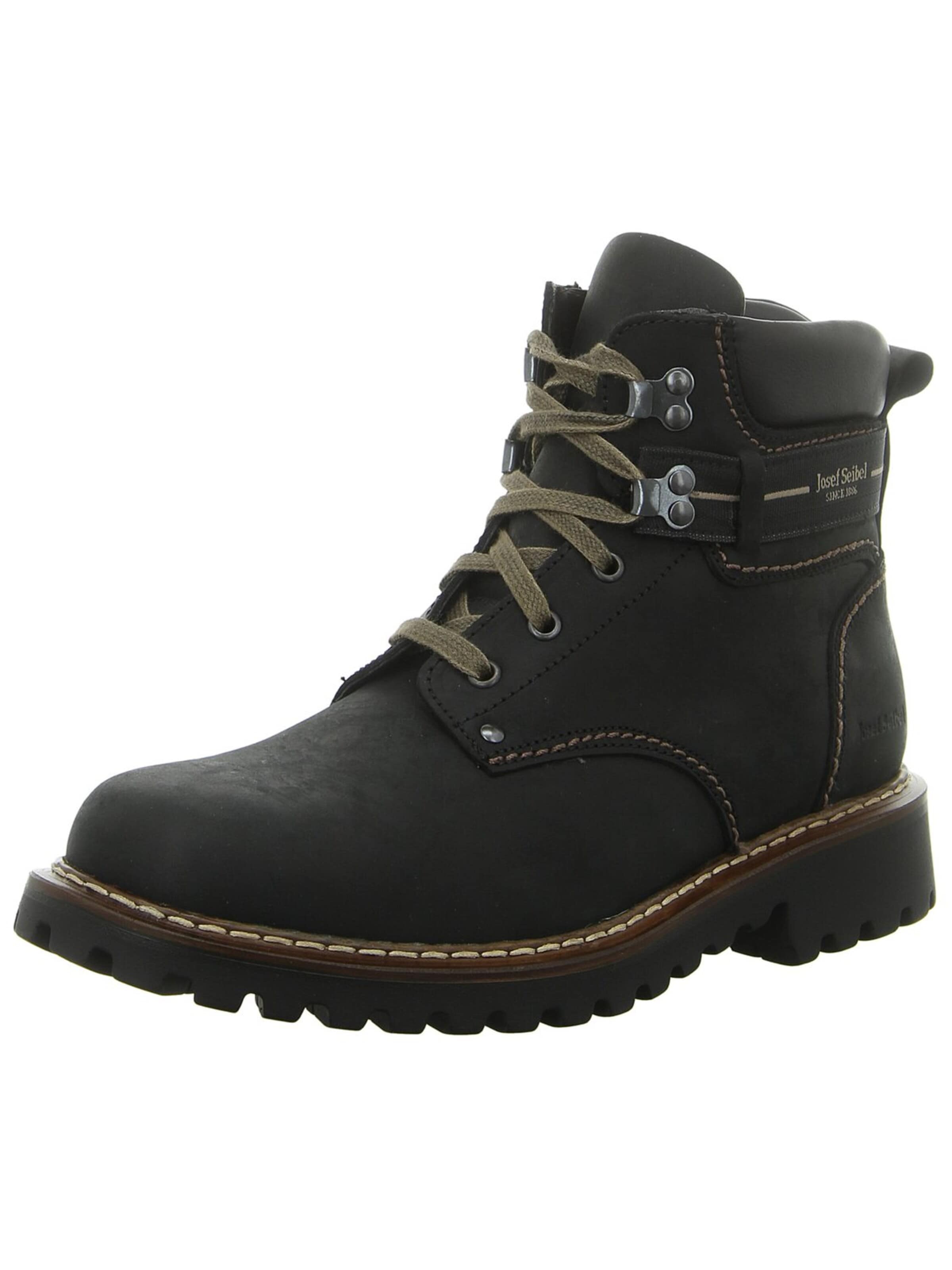 JOSEF SEIBEL Boots 'Stiefelette Herren 21925-LA66600 Echtleder in schwarz' in Zwart: voorkant