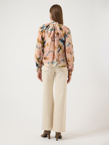 YAS Bluse i beige