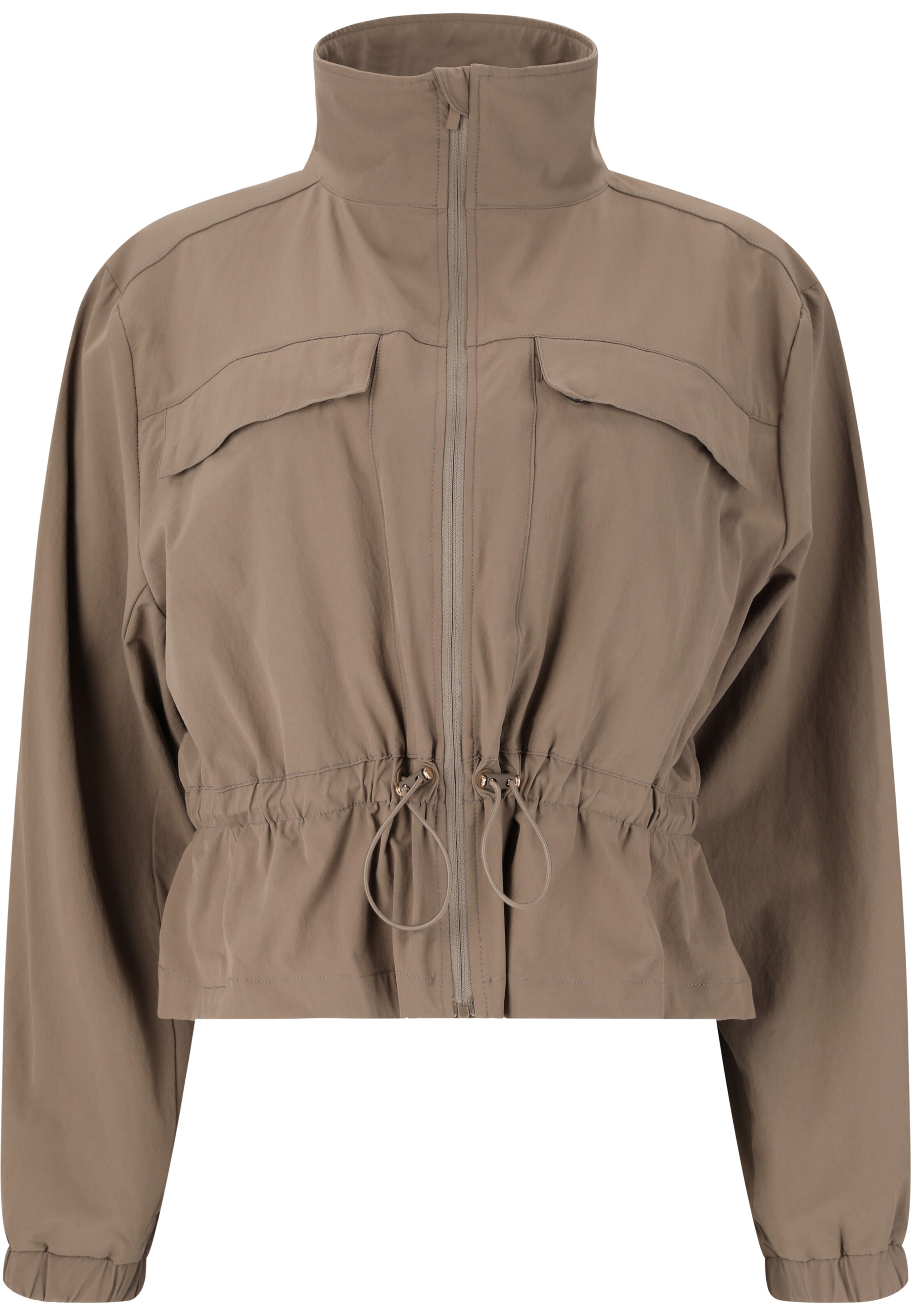 Athlecia Sportjacke ' Hero V2' in Braun: Vorderseite