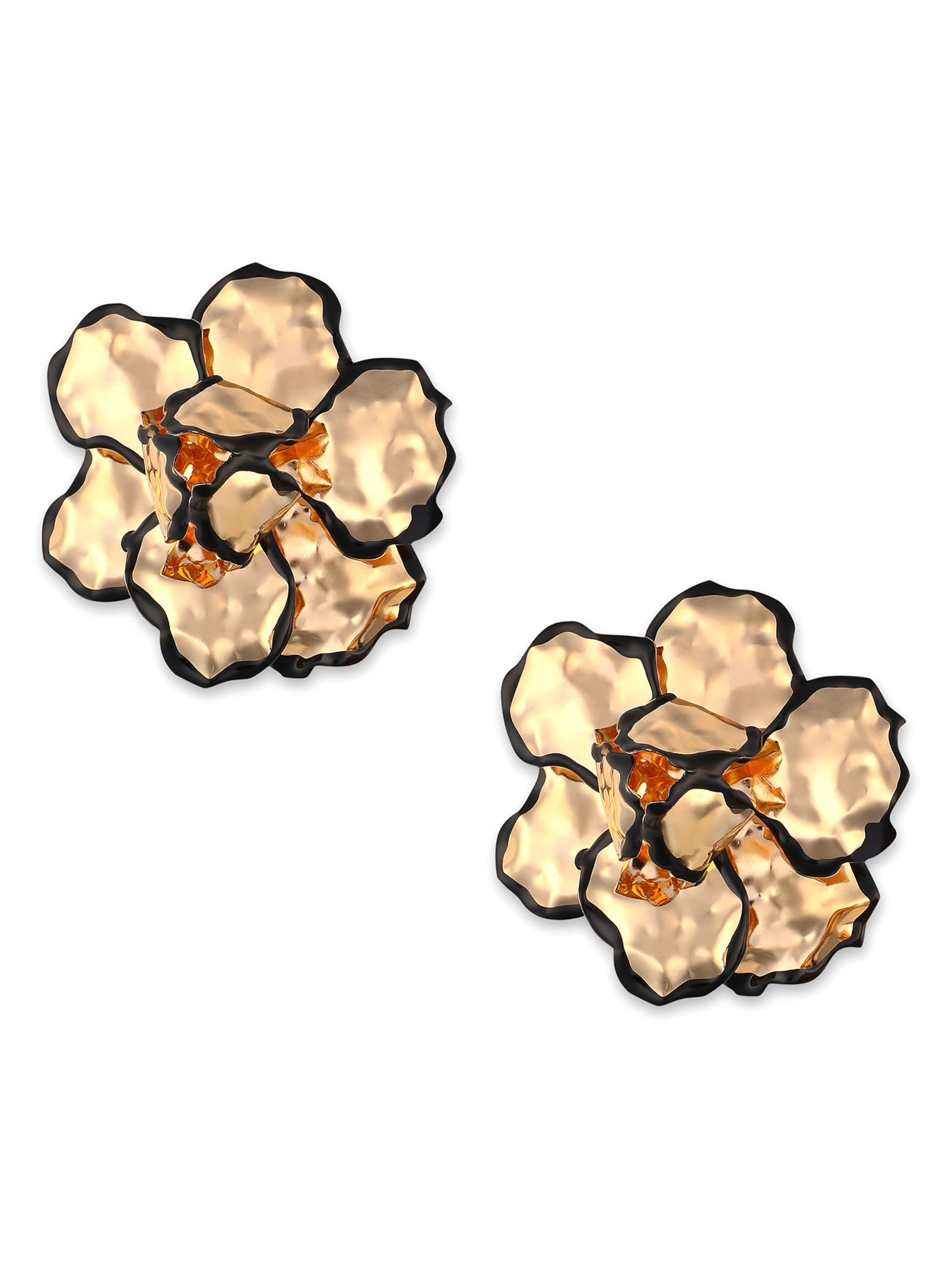 SOHI - Pendientes 'Sylvia' en oro: frente