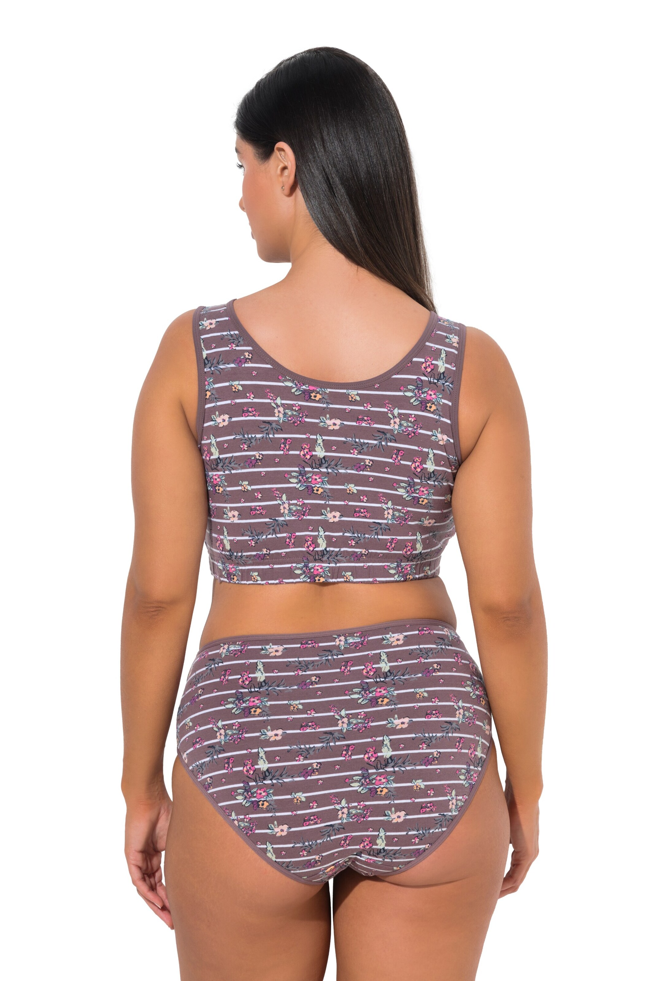 Ulla Popken Bustier BH in Lila