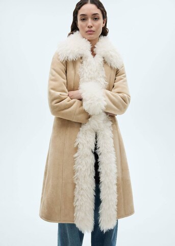 MANGO Winter coat 'Penylane' in Beige: front