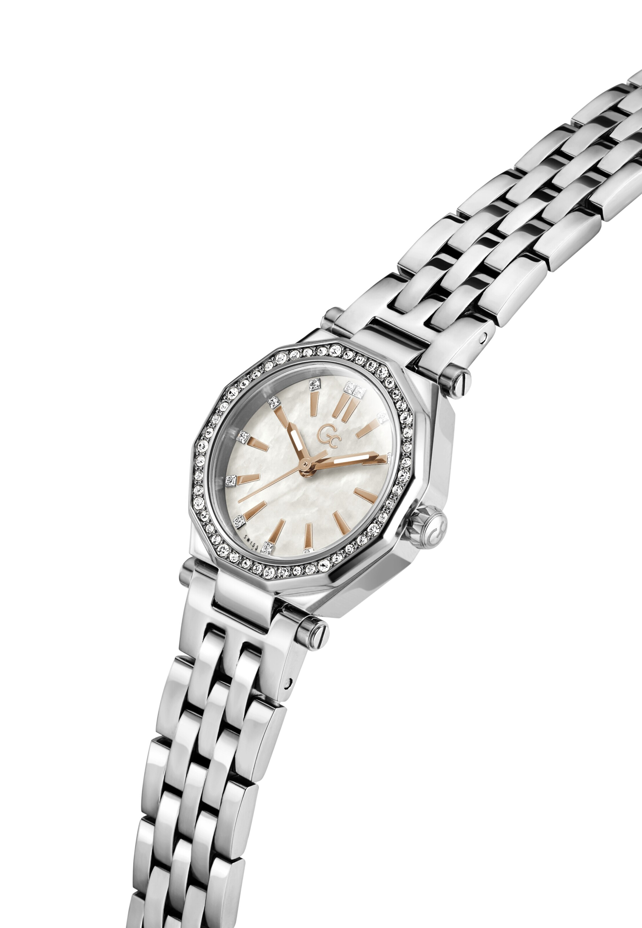 Gc Analoguhr 'Gleam' in Silber