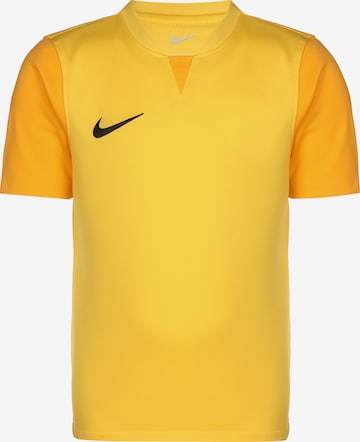 T-Shirt fonctionnel 'Trophy V' NIKE en jaune : devant
