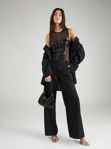 Elisabetta Franchi Shirt bodysuit in Black