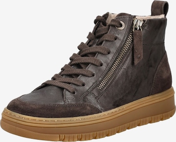 Paul Green Lace-up shoe in Brown: front