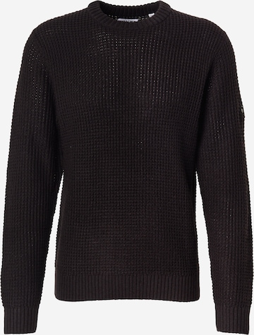 Pull-over 'JJLINK' JACK & JONES en noir : devant