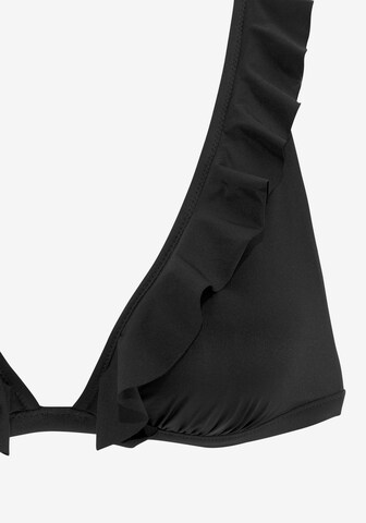 s.Oliver Triangel Bikini in Schwarz