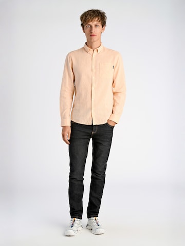 Lindbergh Regular fit Overhemd in Oranje