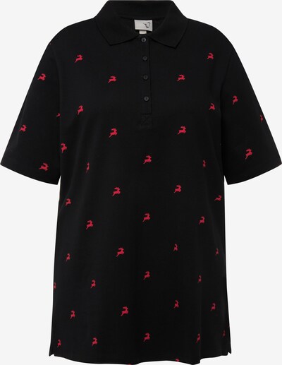 Ulla Popken Shirt in rot / schwarz, Produktansicht