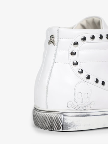 Scalpers High-Top Sneakers in White