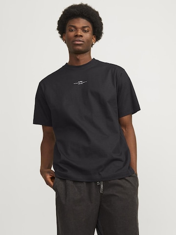 T-Shirt 'Solarrize' JACK & JONES en noir : devant