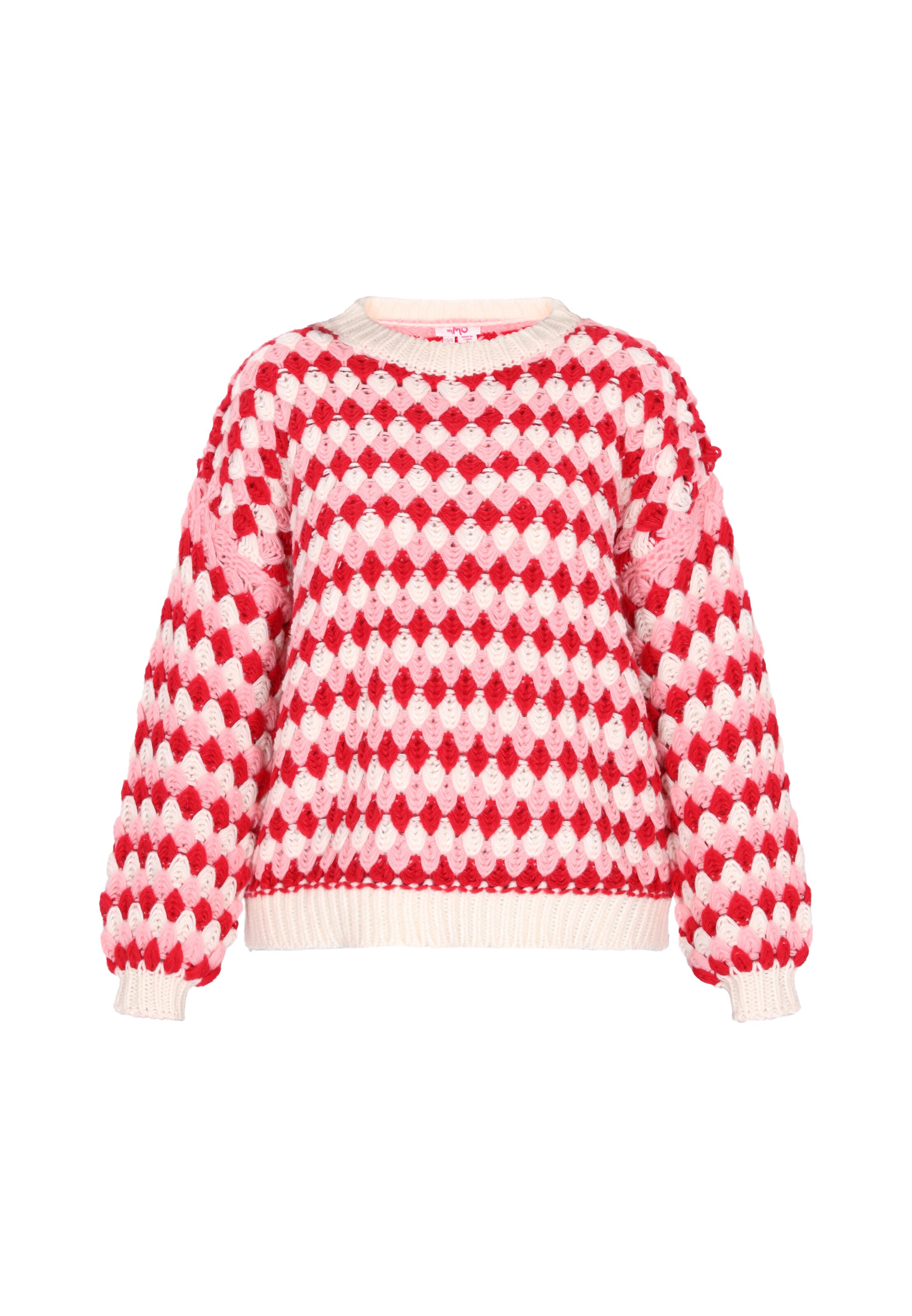 Pulover de la MYMO pe roz: față