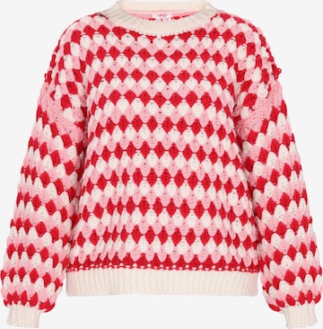 MYMO Sweter w kolorze różowy: przód