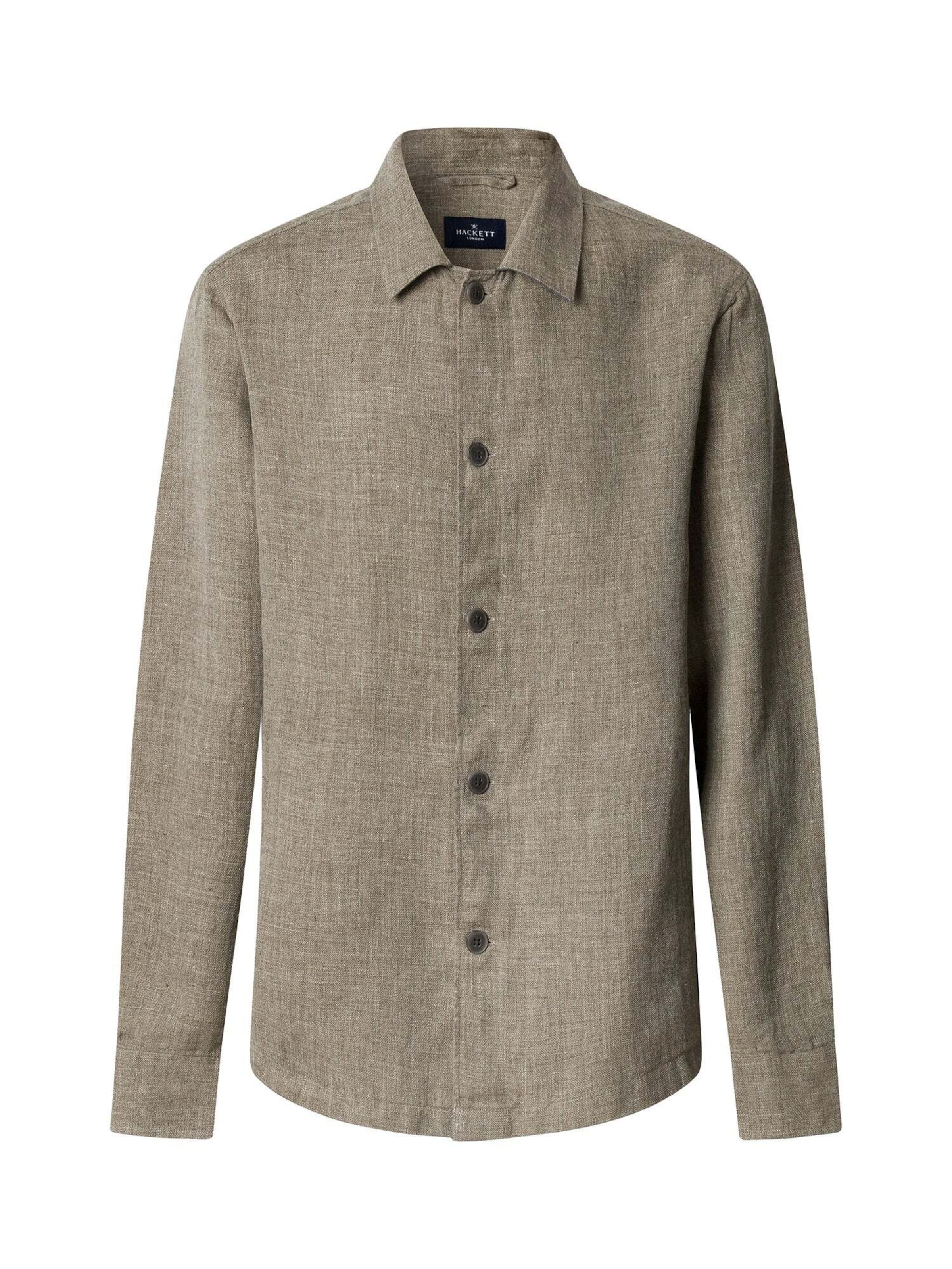 Coupe regular Chemise Hackett London en vert : devant