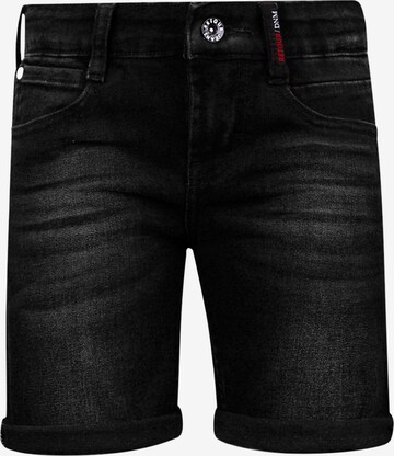 Retour Jeans Regular Shorts 'Reven' in Schwarz: predná strana