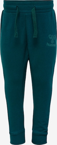 Effilé Pantalon Hummel en vert : devant