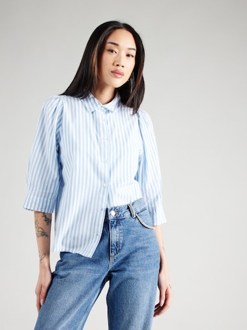 Lollys Laundry Blouse 'Bono' in Blauw: voorkant