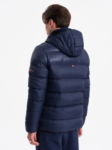 Veste d’hiver 'OM-JAHP-0145' Ombre en bleu