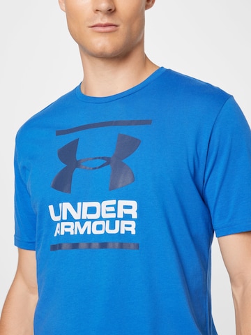 UNDER ARMOUR Functioneel shirt 'Foundation' in Blauw