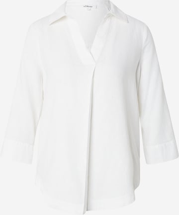 s.Oliver - Blusa en blanco: frente