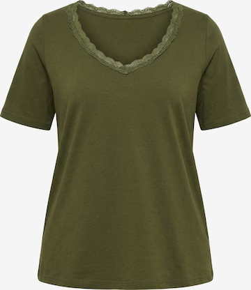 Ulla Popken Shirt in Grün: Vorderseite