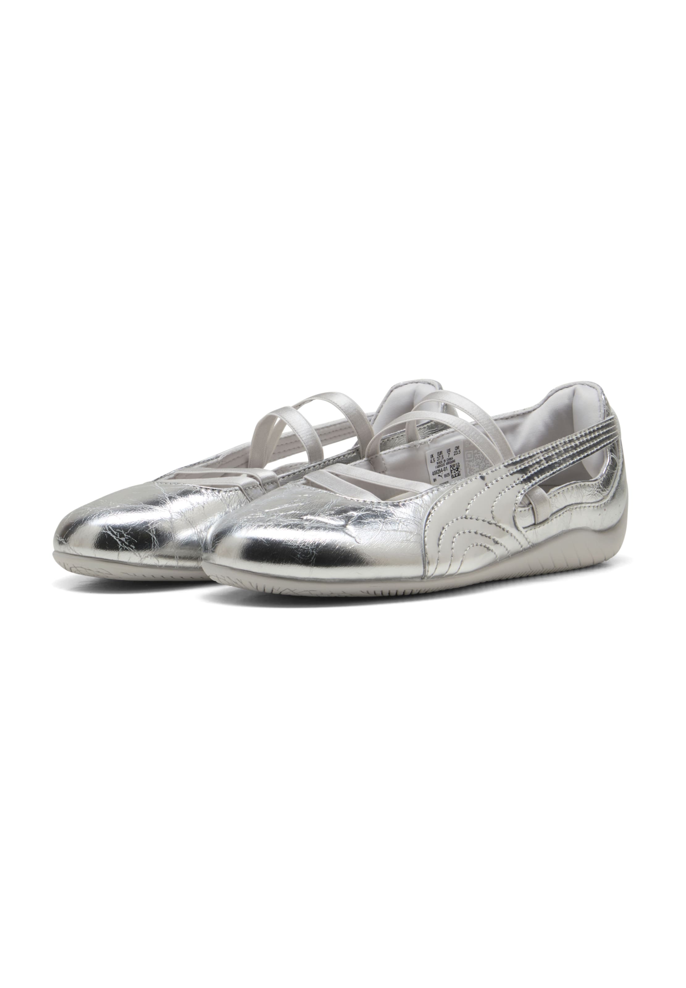 PUMA Ниски маратонки 'Speedcat' в сребърно
