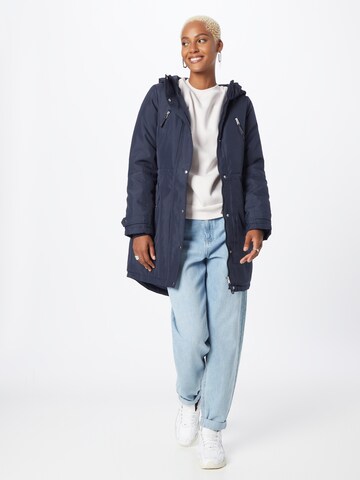 VERO MODA Winterparka 'TRACK' in Blauw